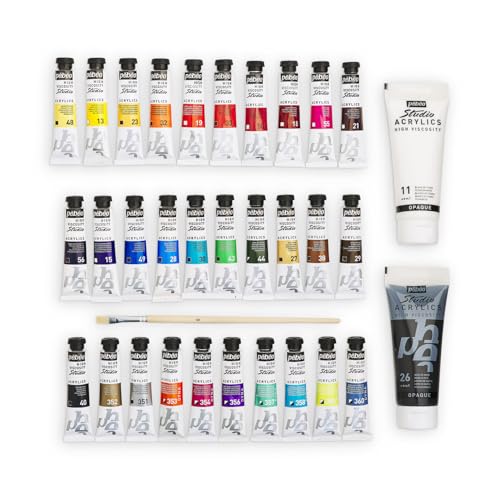 Pintura acrílica PEBEO Studio para evitar grietas en tus cuadros con relieve y texturas 4