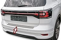 Ladekantenschutz Edelstahl MATT kompatibel für VW T-Cross | BJ ab 2018 | mit Abkantung | premium Qualität von RECAMBO