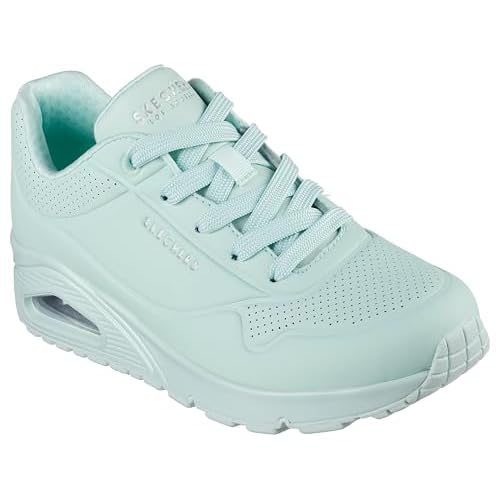 Skechers Uno, Zapatillas Mujer, Verde, 38 EU