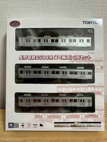 鉄道コレクション 鉄コレ 長野電鉄8500系T4編成3両セットのサムネイル