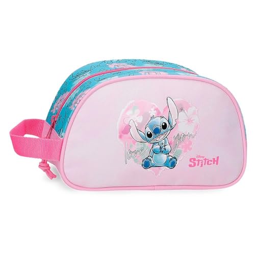 Joumma Disney Heart Stitch Neceser Rosa 24x14x10 cms Poliéster 3,36L