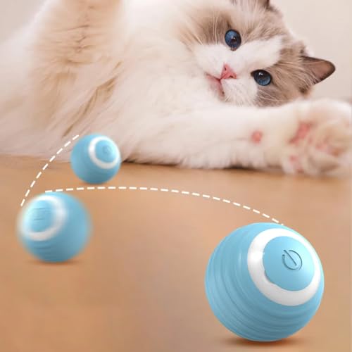 Bola Giratória Pet Inteligente Brinquedo Interativo para Gatos e Cachorros Bola que Corre Sozinha Si