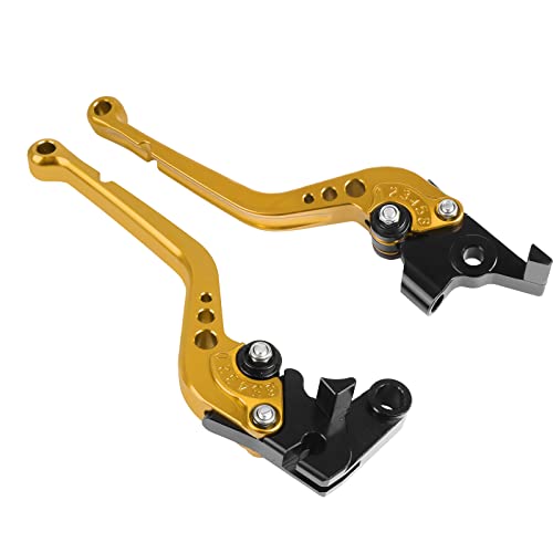 HAONEL Short Brake Clutch Lever Sets CNC Aluminum Replacement for Honda CBR1000RR CBR 1000RR / FIREBLADE/SP 2008-2019 CBR600RR CBR 600RR 2007-2019 Motorcycle Aftermarket Parts Accessories (Gold) by HAONEL - Image 3