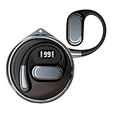 Utilisation pratique : casque de traducteur multilingue, écran numérique rotatif pour afficher clairement des informations telles que la batterie et l'état de la connexion, vous offrant de nombreuses commodités