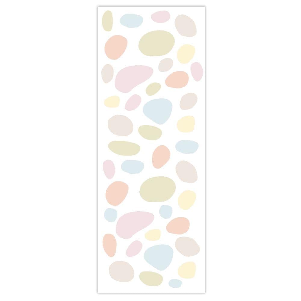 Décalcomanies à pois pastel Wallies W10423 sans trace ni colle