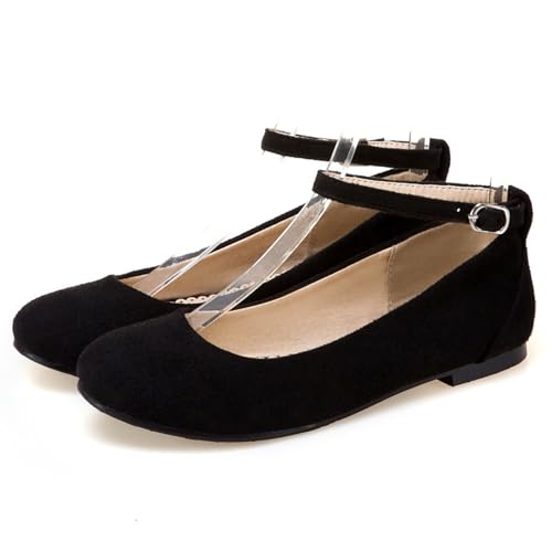 Comfortable Flats Womens Round Toe Mary Jane Dolly Shoes3