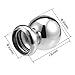 Tool parts 95 Mm Dia 304 Stainless Steel Hollow Cap Ball W Base for Handrail Stair Newel