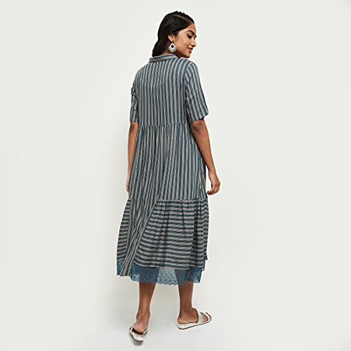 Image of Max Women's Rayon Shirt Maxi Dress