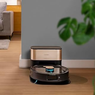 Cecotec Robot Aspirapolvere e Lavapavimenti con IA e App Conga M100 X-Treme. Aspirazione 20000Pa, Intelligenza Artificiale, Spazzola Silicone Antigroviglio, Mop Rotanti, Autonomia fino a 220m²