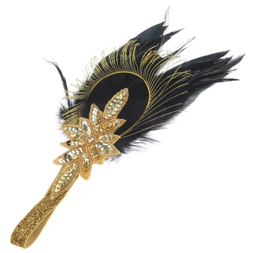 Bandeau de mariage années folles avec attaches de cheveux pour femmes et mariée