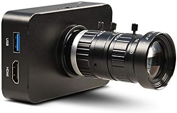 MOKOSE 4K HDMI Industry Camera C/CS-Mount Teaching Webcam with 10-50MM Telephoto Zoom Manual Lens