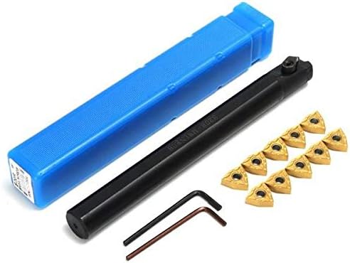 Lathe tools S20R-MWLNR08 Lathe Turning Tool Boring Bar Holder with 10pcs WNMG0804 Insert