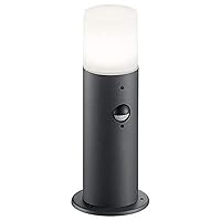 Trio Leuchten Hoosic - Lampione da esterni in alluminio, colore: antraciteianco