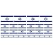 Produktbild INDIGOS UG - Mini Aufkleber Set - Pack glatt - 4x 51x31mm+ 12x 33x20mm + 10x 20x12mm- selbstklebender Sticker - Fahne - Israel - Flagge - Banner - Standarte fürs Auto, Büro, zu Hause und die Schule