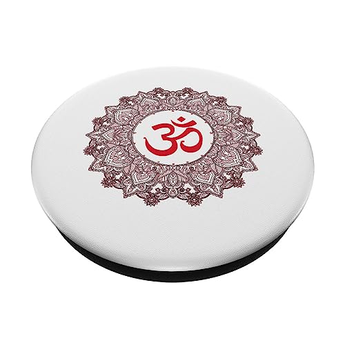 Symbole Om Aum Ohm Hindou Mandala Yoga Méditation Namaste PopSockets PopGrip Adhésif – vue 2