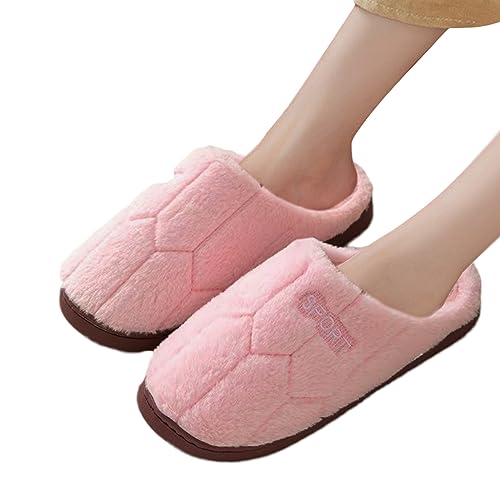Women'S Fuzzy Plush Slippers Soft Comfy Cozy Warm Quilted Indoor House Shoe - image 6