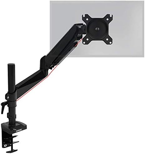 Supporto Monitor Regolabile A Gas - Per Schermi 17-49 Pollici, Carico 2-20 Kg, VESA Bianco