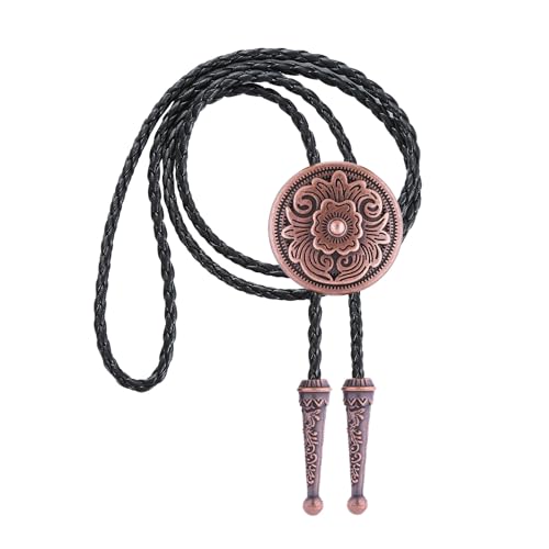 Image of Jeilwiy Bolo Tie for Men, Western Bolero Tie Cowboy Ties Native American Cowgirl Bolo Tie Accessories for Men Women