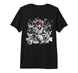 Rock band apparel for men and women featuring a horror skeleton drummer rocking on the drums. Great graphic design for adults going to a rock metal band concerts. Gift idea for cool bands playing metal music and doing a rock on sign.