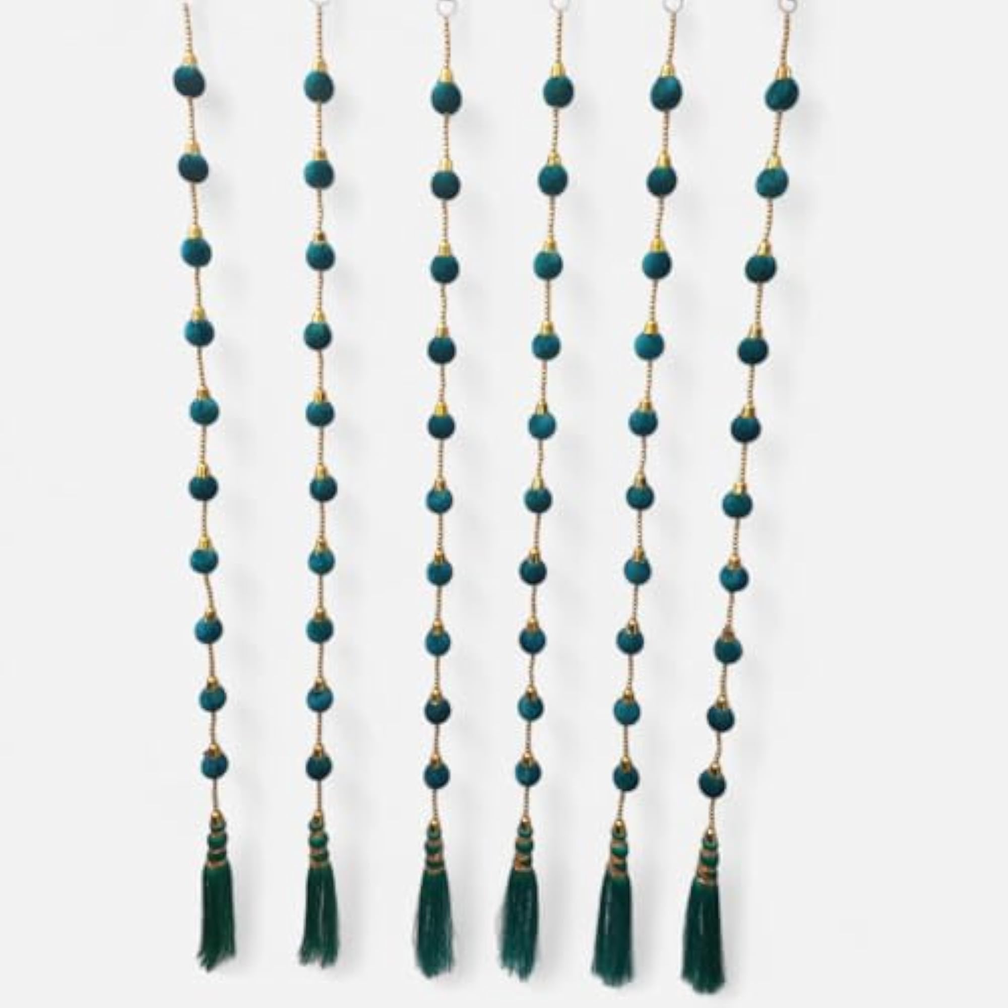 Handmade Bead Garland with Tassel for Home Décor