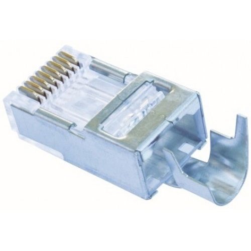 Platinum Tools 100023C EZ-RJ45 Shielded Cat5e/6, (External Ground). 10/Clamshell.(Pack of 10)