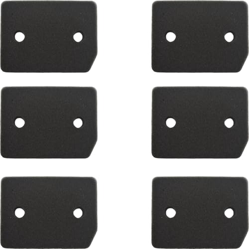 6 Pack Plinth Filter Replacement for Miele T1 Dryer - 9164761 Heat Pump Tumble Dryer, Dryer Spare Parts, Lint Filter Foam Sponge Replacement， Replace all Heat Pump Tumble Dryers TMB540WP TKS850WP