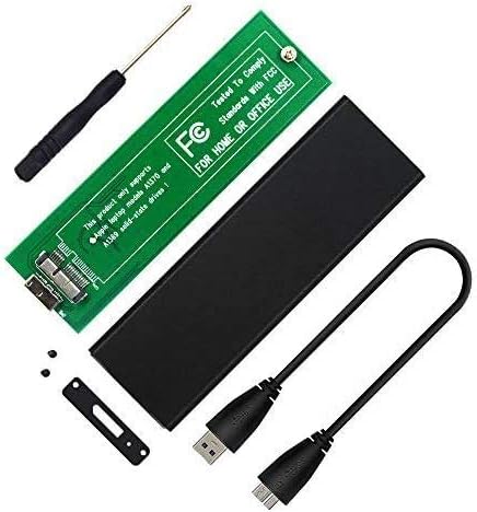 PCIe SSD Enclosure for 2010 2011 MacBook Air, USB 3.0 External Reader for A1369 A1370 SSD Adapter with Case, Support Model MC503 MC504 MC965 MC966 MC505 MC506 MC968 MC969