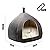 Dololoo Pet Bed for Cats, Cat Cushion Bed Nest Sleeping Bag Cat Cave House Soft Bed for Kitten and Small Pet(Dark Gray,S)