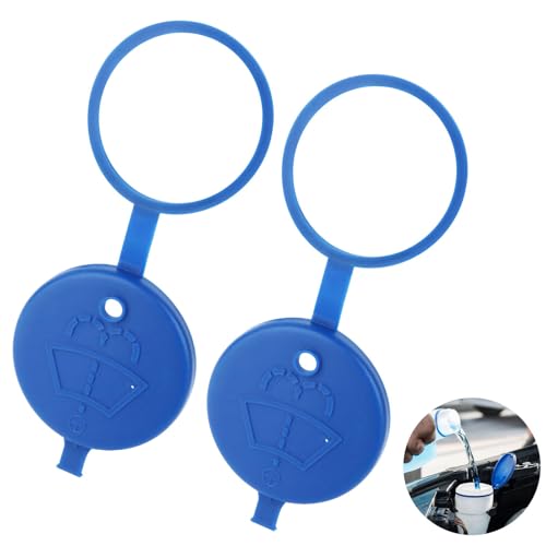 UKOFEW Tapa de deposito liquido limpiaparabrisas,2 Piezas Tapa Tanque limpiaparabrisas,Tapa de Cierre deposito para líquido limpiaparabrisas