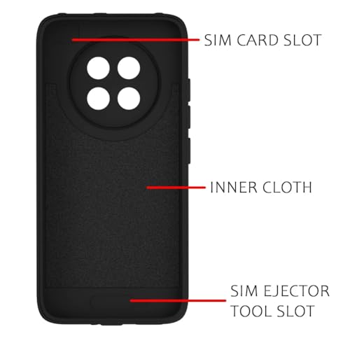 Image of Cover for Oppo F31 Pro Plus 5G | MagFit Ring Design (Non-Magnetic) | Shockproof Protection | Anti-Slip Grip | Raised Camera Edges | Slim Protective Case for Oppo F31 Pro Plus 5G (Matte Black)