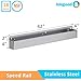 42 in. Single Tier Stainless Steel Speed Rail Rack for Commercial Bars, NSF