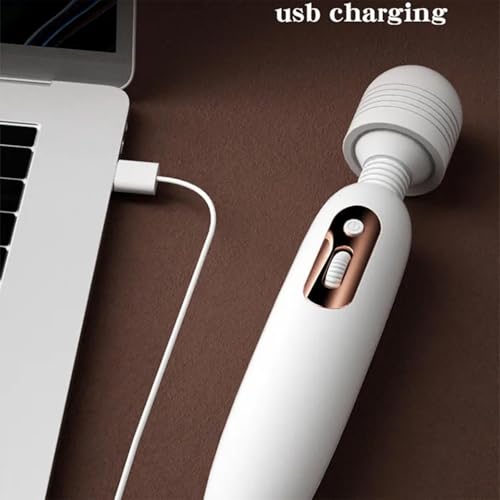 Modern Masaj Wand Vibratör Beyaz