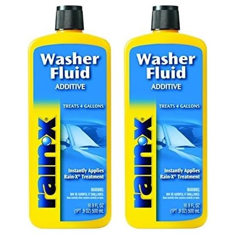 Rain-X White RX11806D Washer Fluid Additive-16.9 fl. oz, 500. ml (Pack of 2)