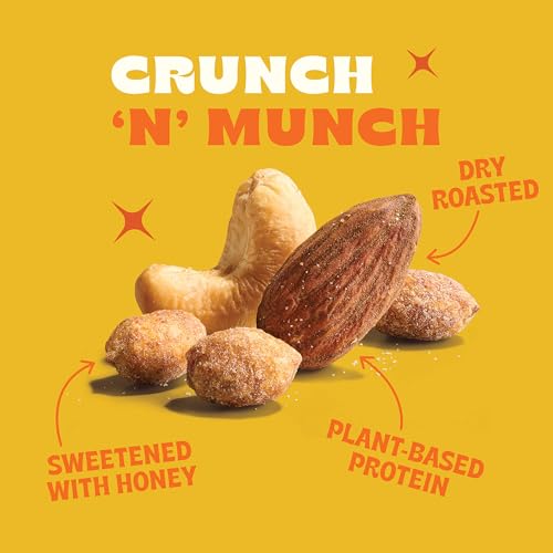 Image of Back to Nature Sweet & Salty Nut Mix, Honey Roasted Peanuts, Salted Cashews & Almonds, Dry Roasted, Non-GMO, On-the-Go Pouch Snack, 9oz Pouch
