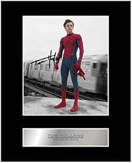 Tom Holland Signed Mounted Photo Display Spider-Man #05 Printed Autograph Gift Picture Print