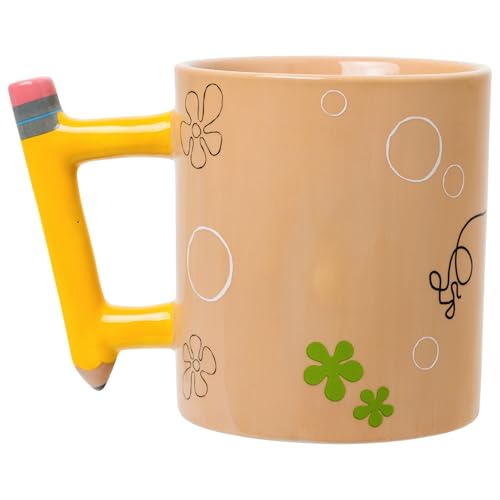 Taza cerámica con asa esculpida DoodleBob 20oz miniatura 3