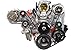 ICT Billet LS Truck SUV A/C Air Conditioner Compressor Bracket Kit for Sanden 508 LSX AC LS1 LM7 LR4 LQ4 L59 LQ9 LM4 L33 L92 L76 LY2 LY5 LY6 LC9 LH8 LMG L98 L99 L96 LC8 551494X-3
