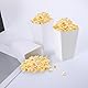 24 Stück Popcorn Tüten Weiß, Candy Bar Tüten Popcorntüten Klein Spitztüten Papier Popcorn Eimer Klein Snacks Candy Becher Behälter Für Partys Filmabend