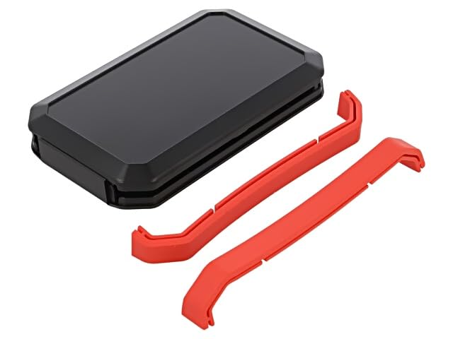 Boîtier universel WH125-20-N-BR ABS noir IP67 pour électronique