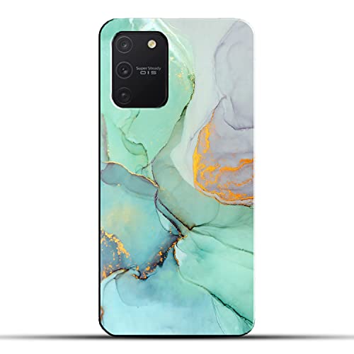 COLORflow Back Cover Compatible with Samsung Galaxy A91 / M80s / S10 Lite | Beautiful Green Marble | Designer Printed Hard CASE Bumper Back Cover Comp