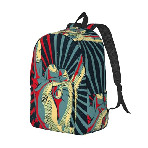 Mochila para enfermera con estampado de rock and roll EdWal de mujer 2