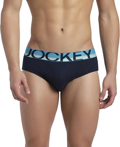 Image of Jockey FP01 Men Super Combed Cotton Solid Brief with Ultrasoft Waistband