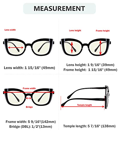 Image of Eyekepper 5-pack Reading Glasses Blue Light Blocking Women Stylish Readers