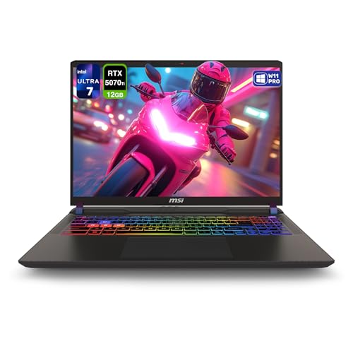 MSI Vector 16 HX AI Gaming Laptop, Intel Ultra 7-255HX, 32 GB DDR5 RAM, 1 TB PCIe SSD, 16