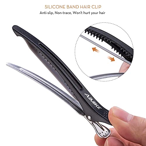 Round Brush, Nano Thermal Ceramic & Ionic Tech Hair Brush, Round Barrel Brush With Boar Bristles, Enhance Texture For Hair Drying, Styling, Curling And Shine (Barrel 2.1 Inch) + 4 Free Clips By Aimike #TOP5