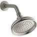KOHLER 12008-AK-BN Showerhead, L 5-1/2", H 4", W 5-1/2", Vibrant Brushed Nickel