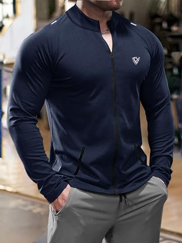 Image of Noble Monk Men's Active wear Regular Fit T Shirt |Full Sleeves |Casual T-Shirt for Men