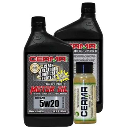 Aceite Sintético Cerma 5W-20 Para Motor Gasolina 6 Cuartos miniatura 3