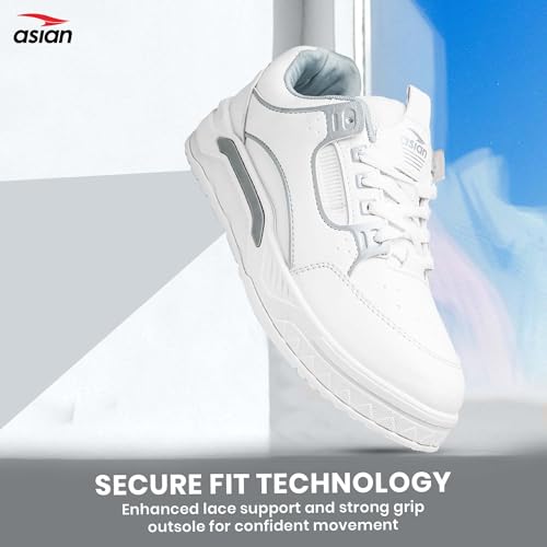Image of ASIAN Nexus-02 Men's Casual Sneakers | Trendy Lace-Up Design | Lightweight Comfort, Premium Finish & Anti-Slip Sole for Daily Use