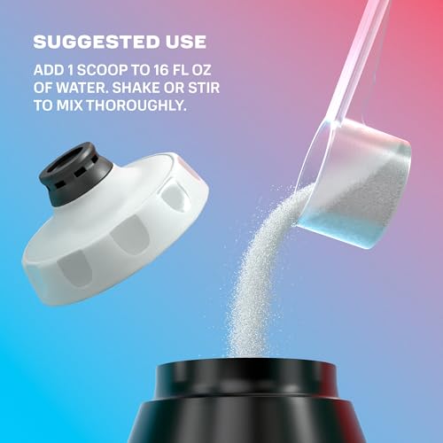 Image of PRIME HYDRATION+ Electrolyte Powder, Ice Pop, Sugar Free Hydration Drink Mix with Potassium, Magnesium & B Vitamins to Replenish Fluids, Caffeine Free, 6 Gallon Tub, 48 SRV